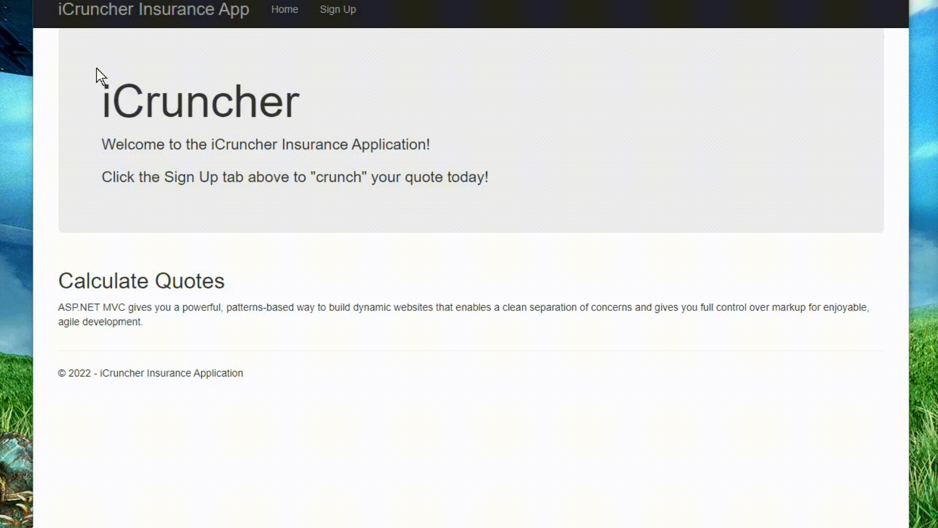 Sample Website