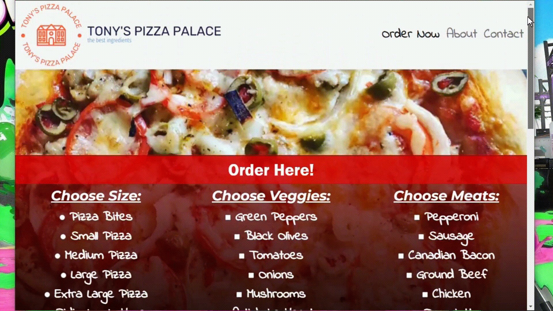 Sample Website
