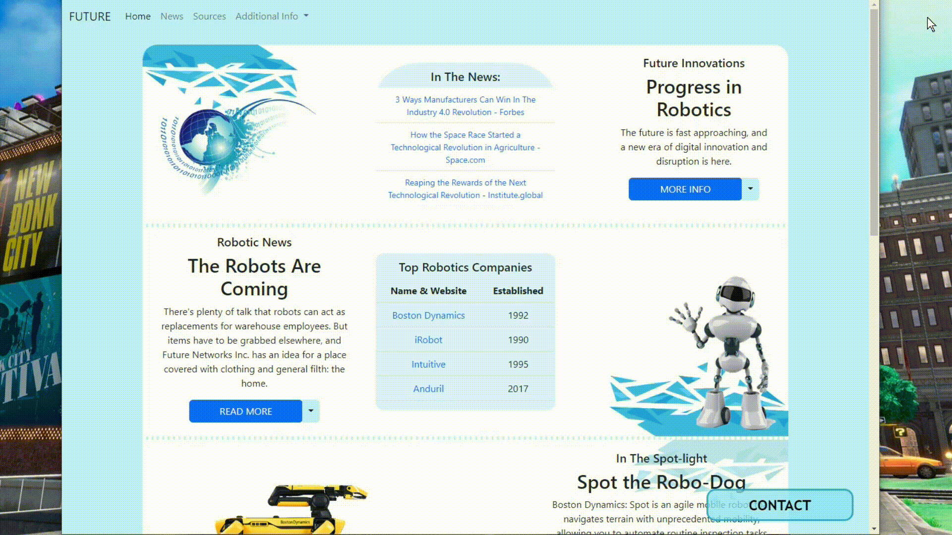 Sample Website